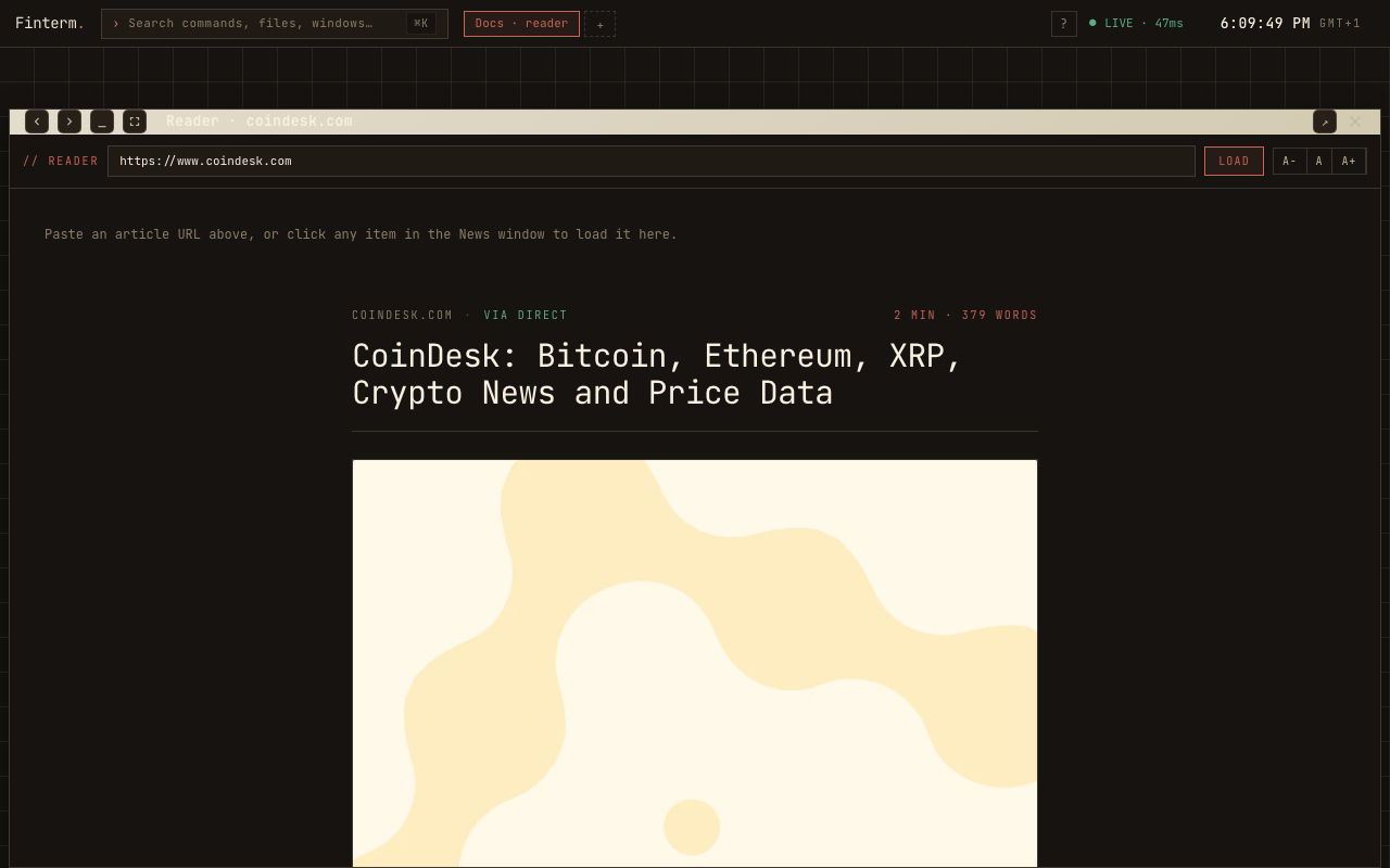Article rendered in the reader