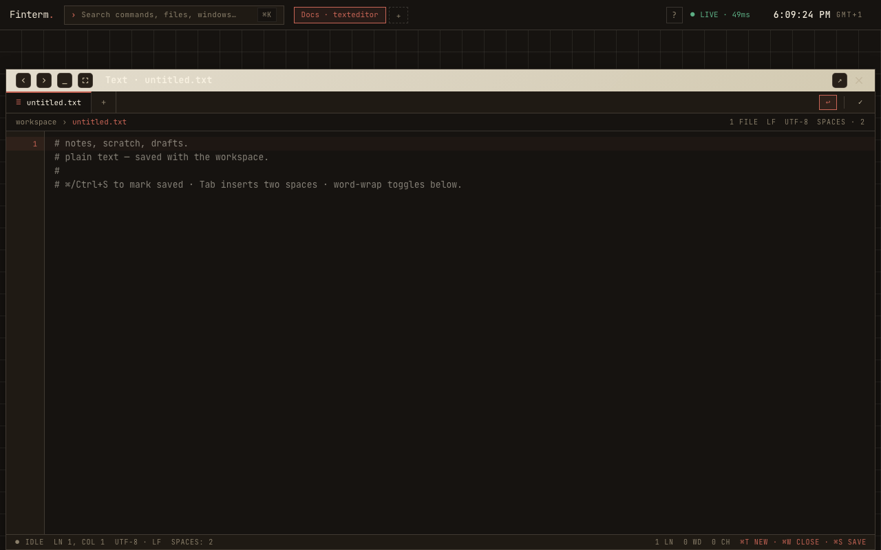 Text editor window with multiple tabs and JS syntax highlighting